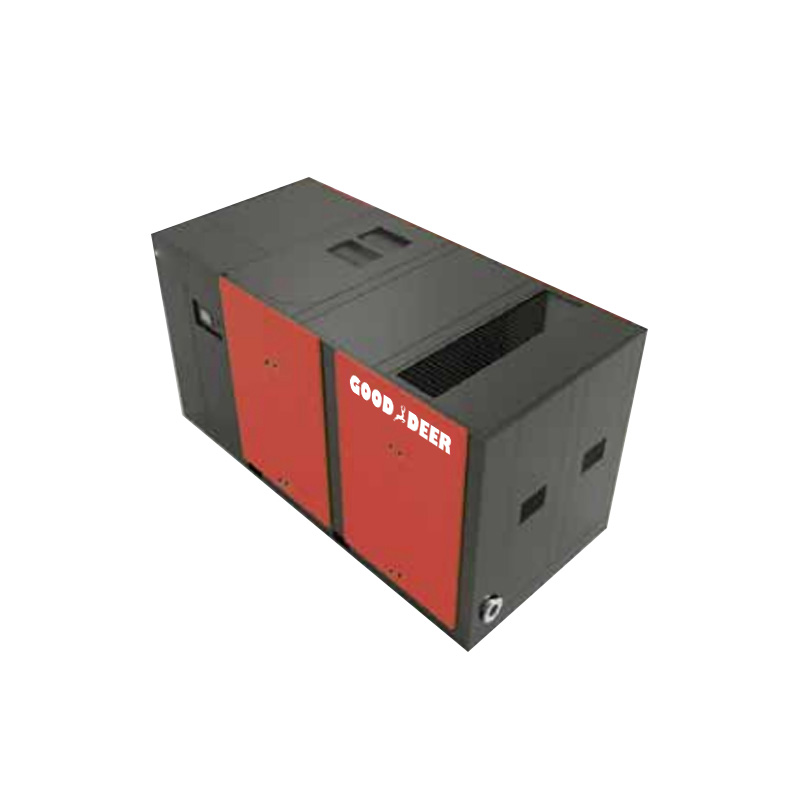 Compresor de aire de tornillo lubricado accionado por motor