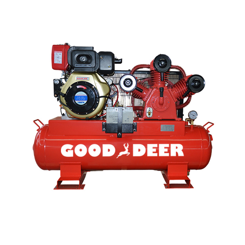 Compresor de aire diésel portátil